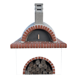 Pizzaoven Sxistolithos Stone Karystos Red Firebrick Small