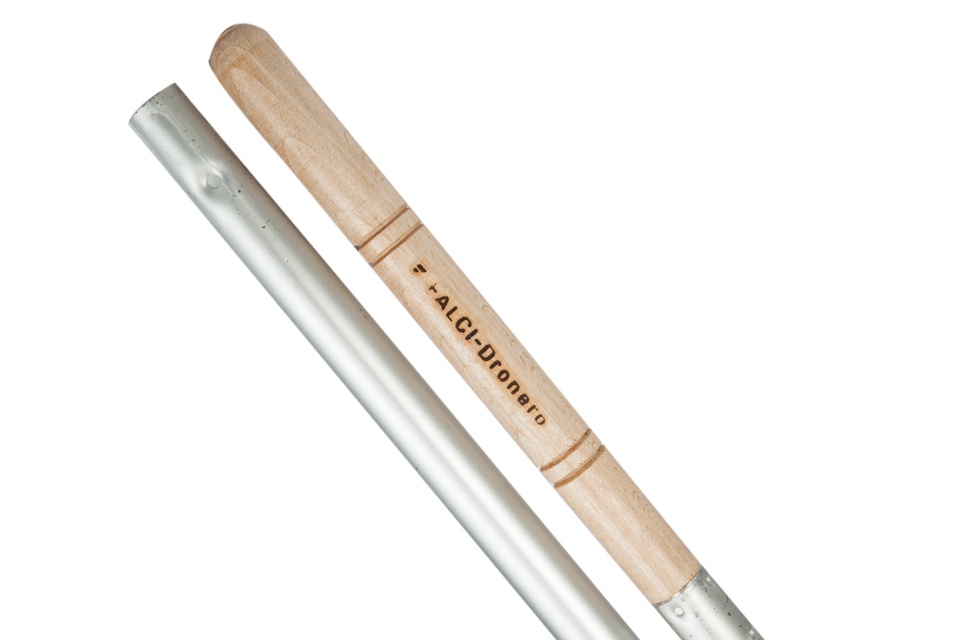 Falci aluminium steel voor pizzaschep met houten handvat (175cm) Falci aluminium steel voor pizzaschep met houten handvat (175cm)