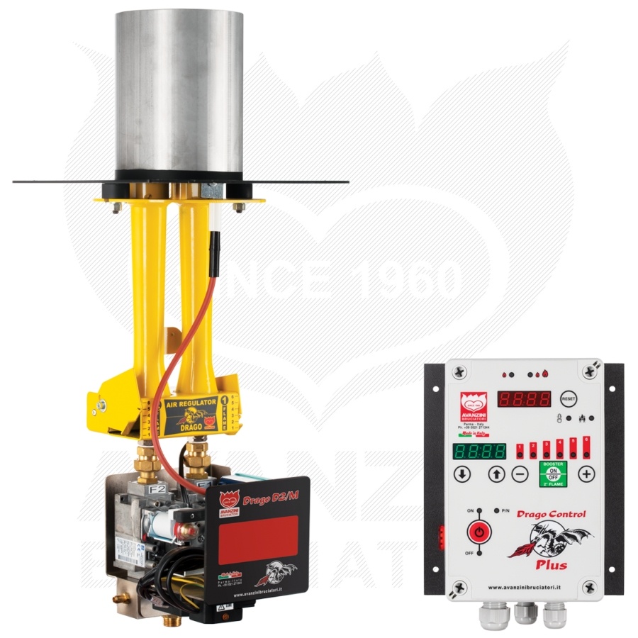 Drago D2/M Gasbrander (Professioneel) Drago D2/M Gasbrander (Professioneel)