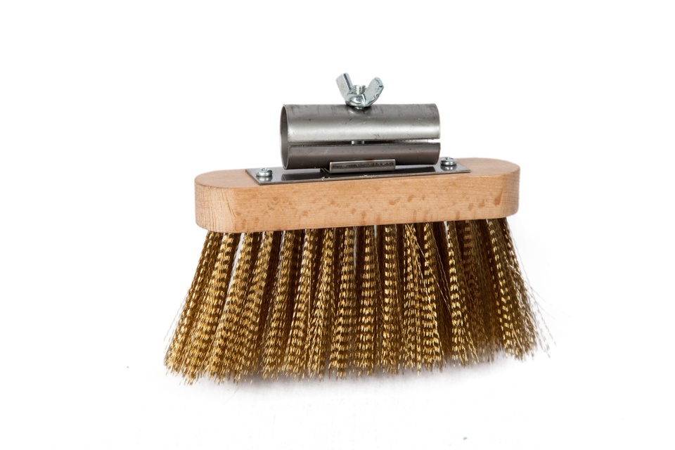 Falci asborstel koper voor pizzaoven (13cm*3,2cm) Falci asborstel koper voor pizzaoven (13cm*3,2cm)