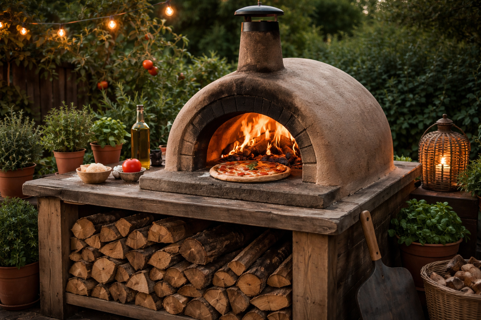 Zelf een pizzaoven bouwen met klei of leem