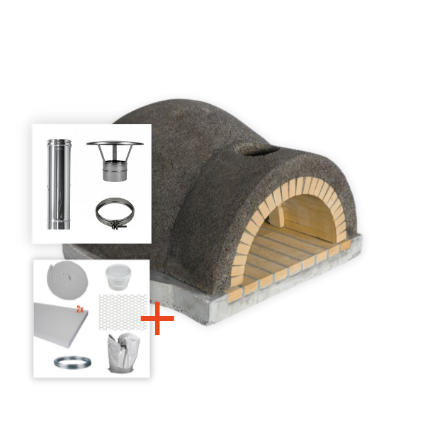 Pizzaoven Classic Mini Incl. Rookkanaalset en Isolatiepakket Pizzaoven Classic Mini Incl. Rookkanaalset en Isolatiepakket