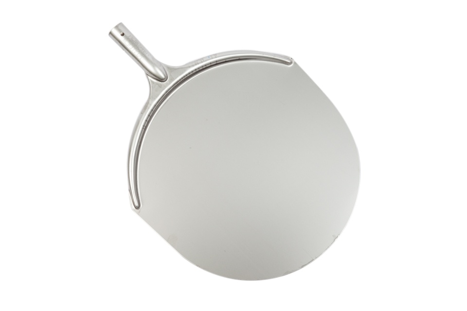 Falci speciale schep RVS rond/ovaal (Ø30cm) inclusief handvat