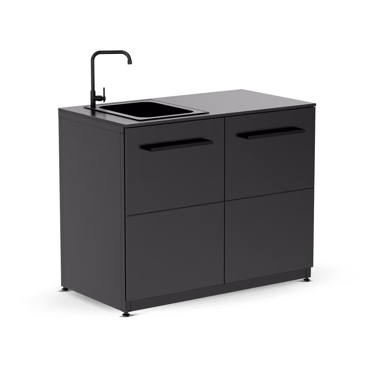 Cozze buitenkeuken met Wasbak en Kraan + HPL werkblad