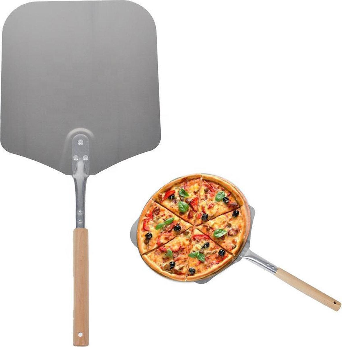 Nonna pizzaschep Aluminium 79x30,5cm