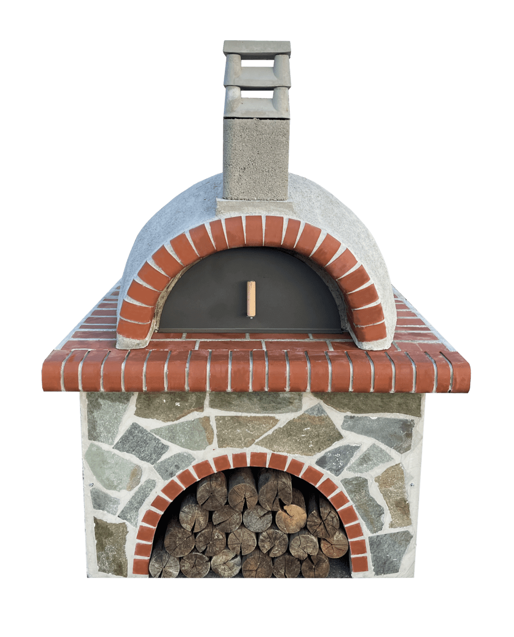 Pizzaoven Sxistolithos Stone Karystos Red Firebrick Small Pizzaoven Sxistolithos Stone Karystos Red Firebrick Small